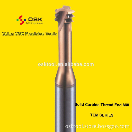 production and sale tungsten steel thread mill